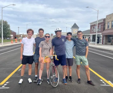 Cross country team tested new road first